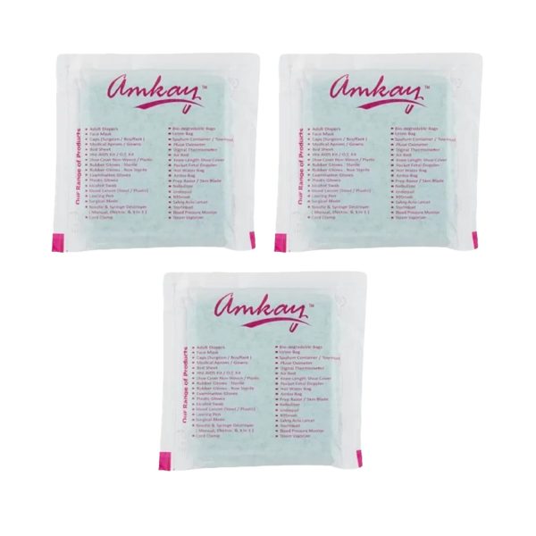 Amkay Disposable Aprons Plastic Gown (Pack of 3)