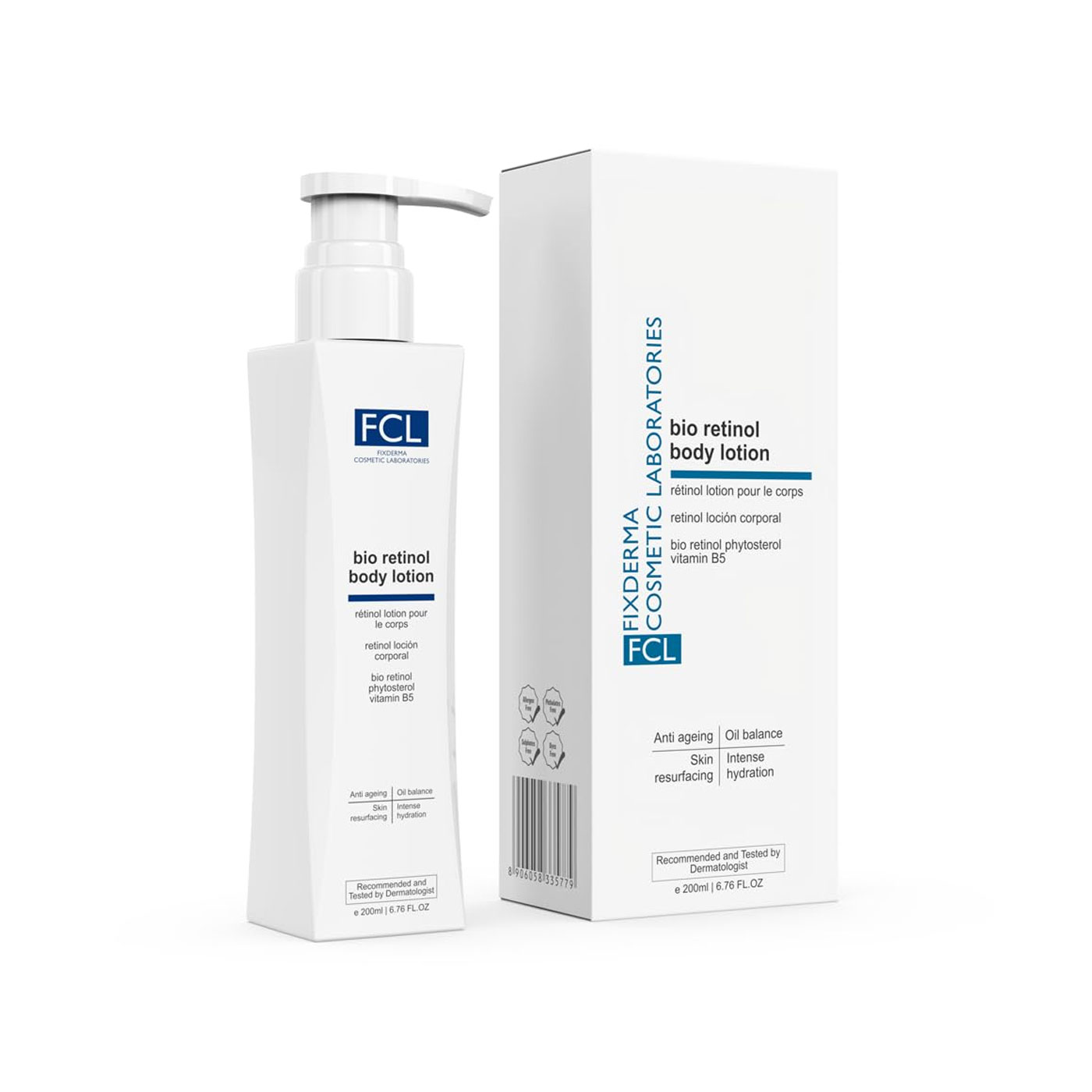 FixDERMA Bio Retinol Body Lotion 200ml