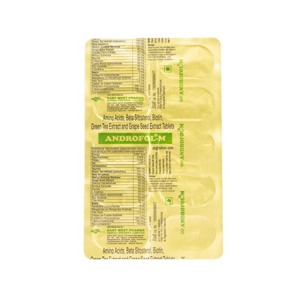 Androfol-M Hair Fall Control Tablet for Men