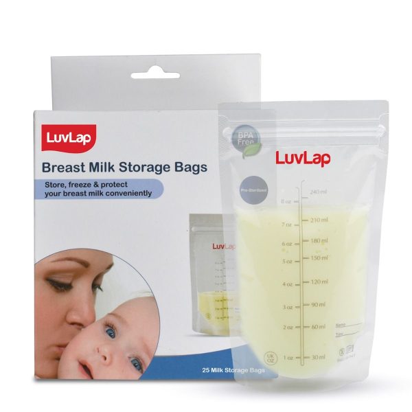 LuvLap Baby Breast Milk Storage Bags Pack 25Bags