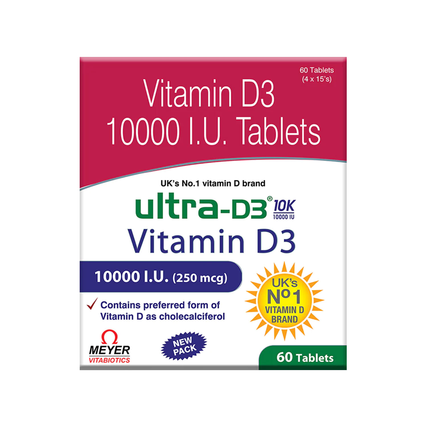 Ultra D3 10k 60 Tablets