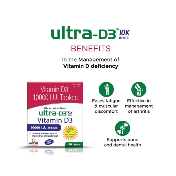 benefits of Ultra D3 10k tablet
