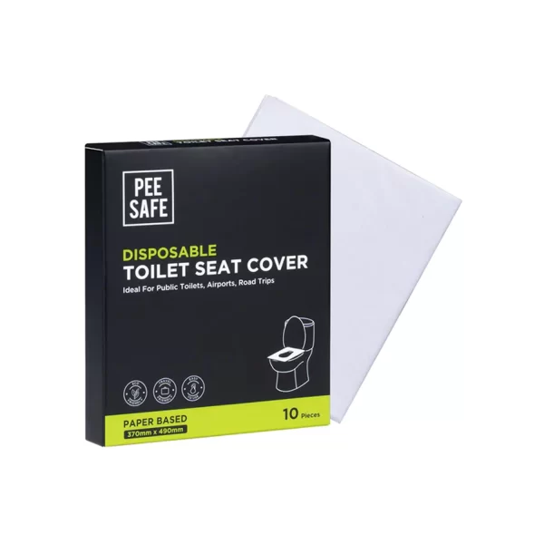 Pee Safe Disposable Toilet Seat Cover 10 Pieces (Pack of 2)
