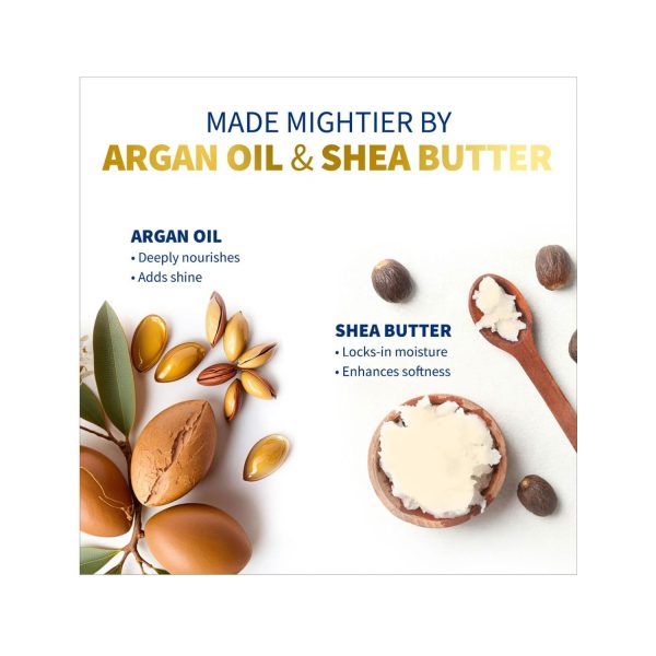 made mightier by Argan Oil & shea butter