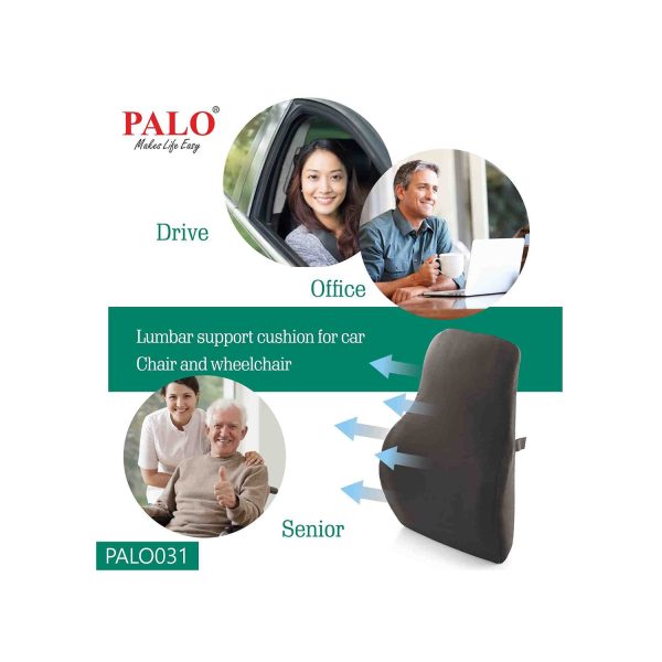 Orthopedic Ergonomic Back Support with Memory Foam