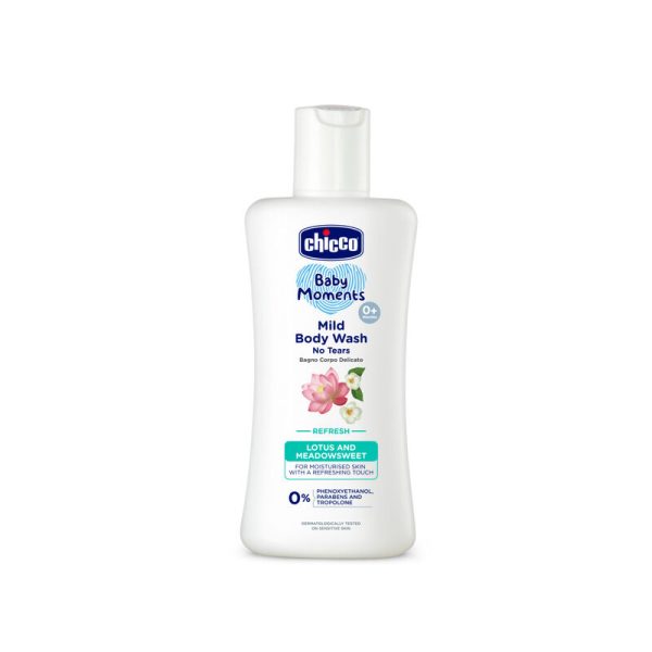 Chicco Baby Moment Mild Body Wash No Tears 100ml