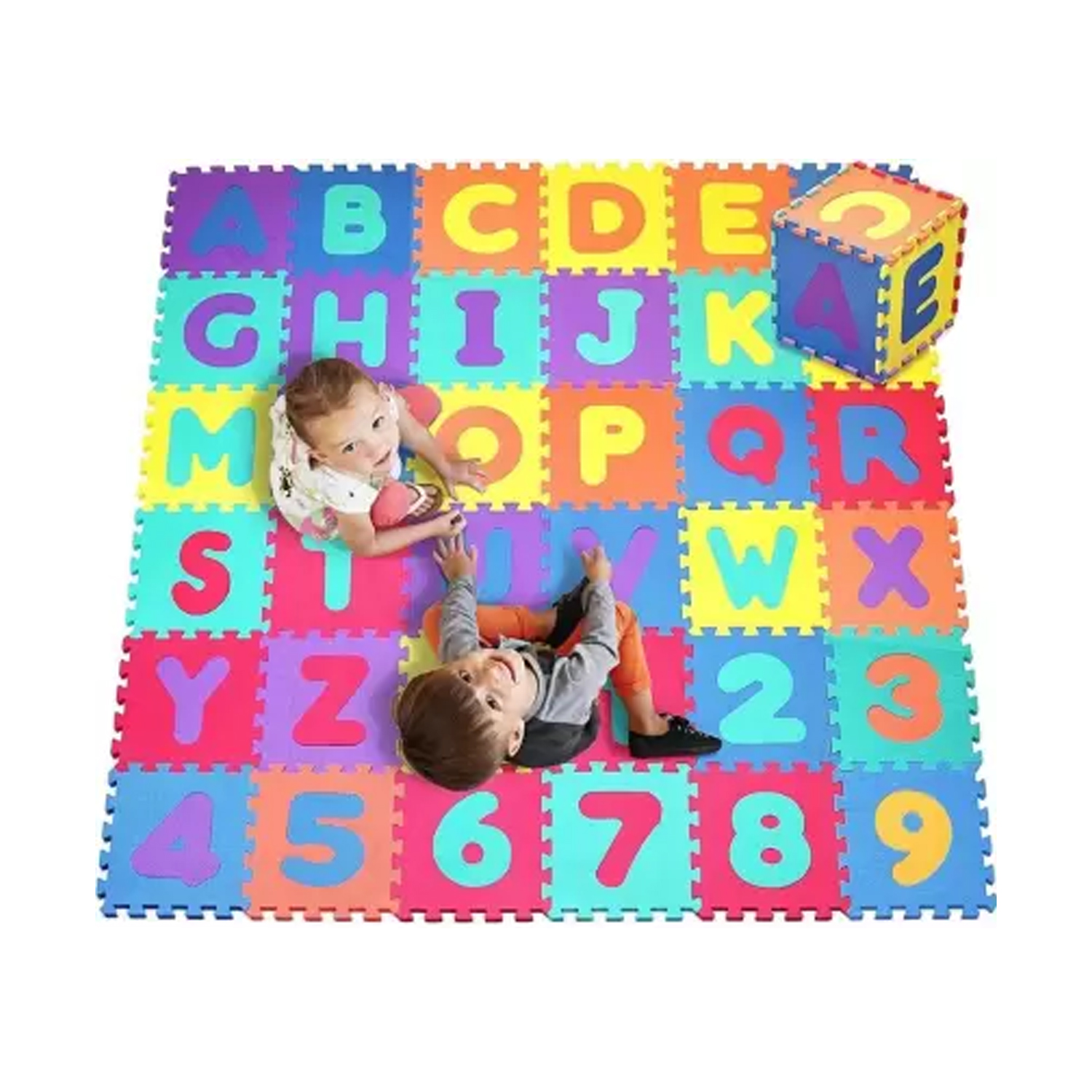 Albio India Non Toxic Alphabetical Puzzle Mat AKF 2004 (6inch x 6inch)