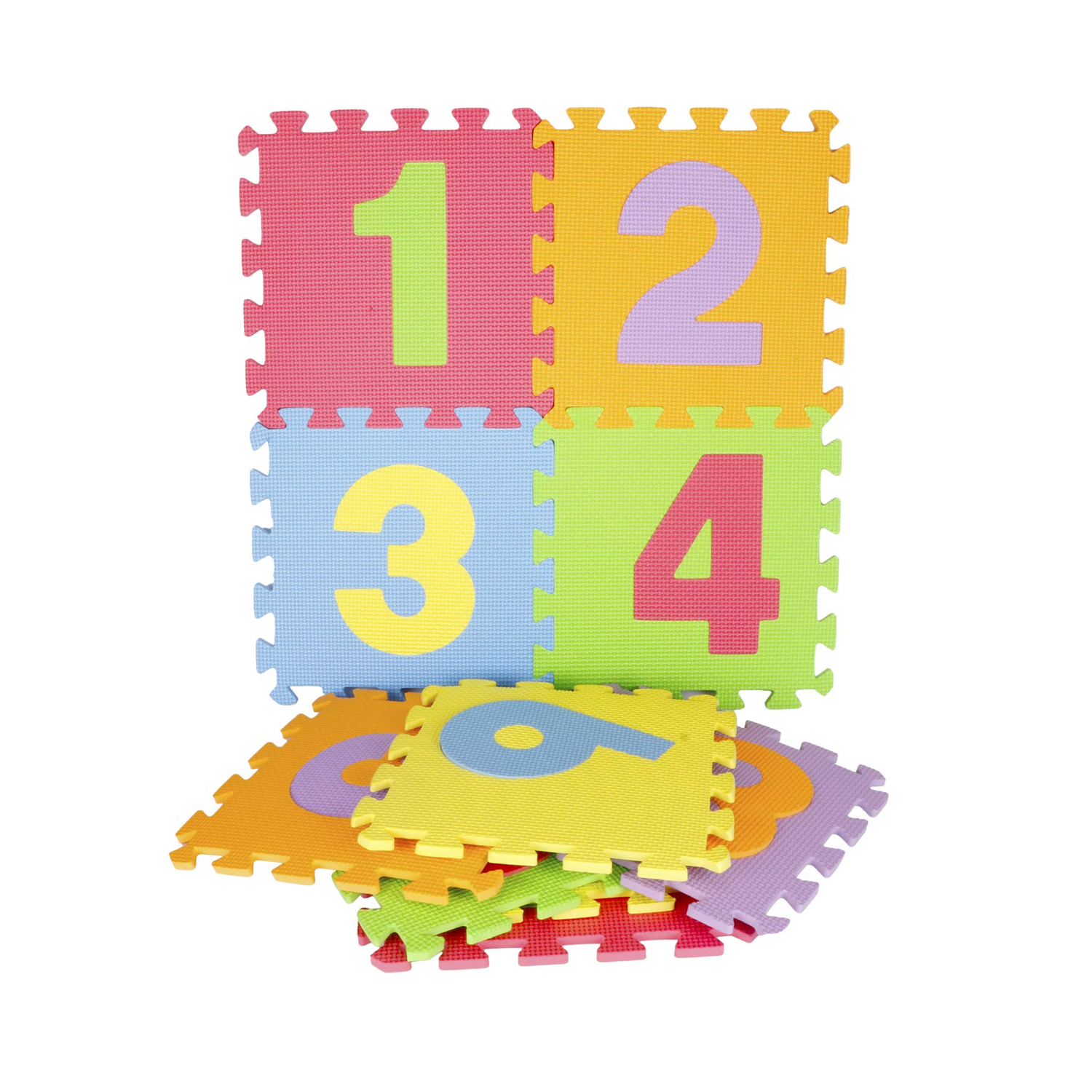 Albio India Non Toxic Number Puzzle Mat AKF 2010 (12inch x 12inch)