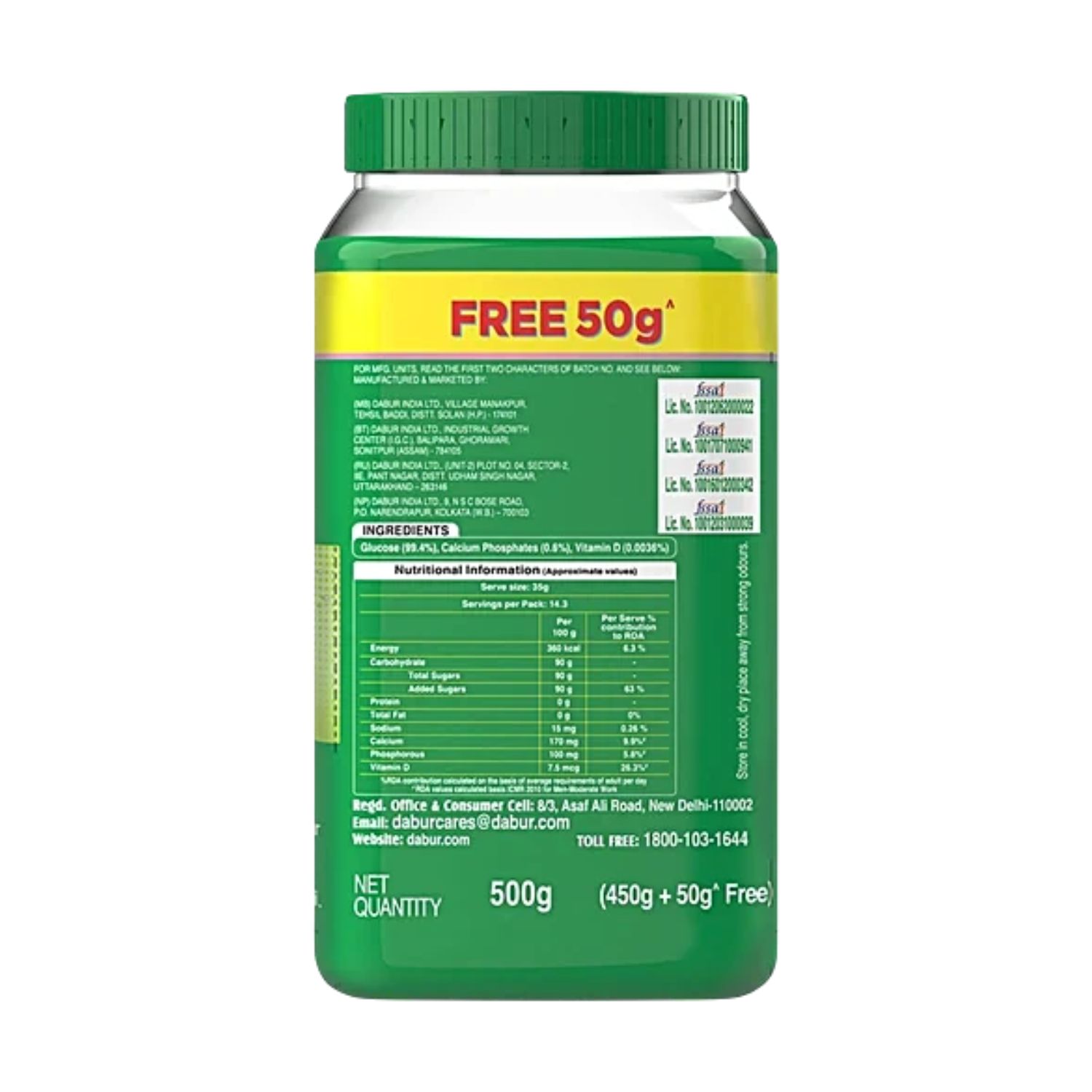 Dabur Glucose D 500g