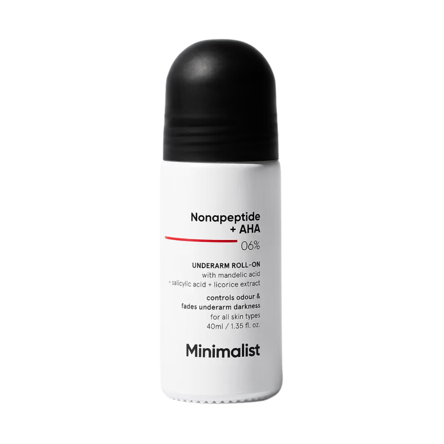 Minimalist Nonapeptide + AHA 06% Underarm Roll On 40 ml