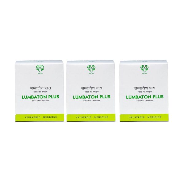 AVN Lumbaton Plus Soft Gel Capsule- 10 nos (Pack of 3)