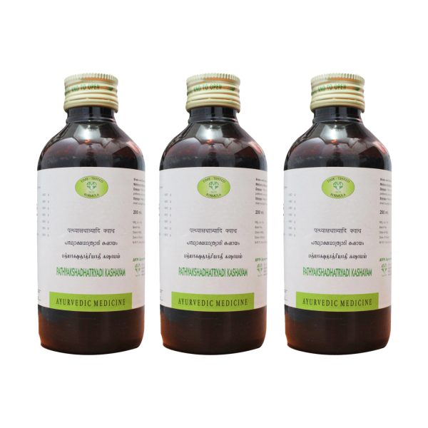 AVN Pathyakshadhatryadi Kashayam 200ml (Pack of 3)