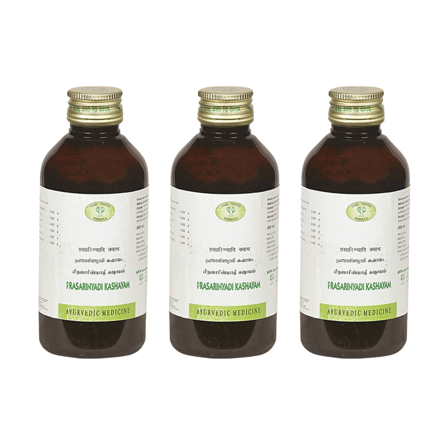 AVN Prasarinyadi Kashayam 200ml (Pack of 3)
