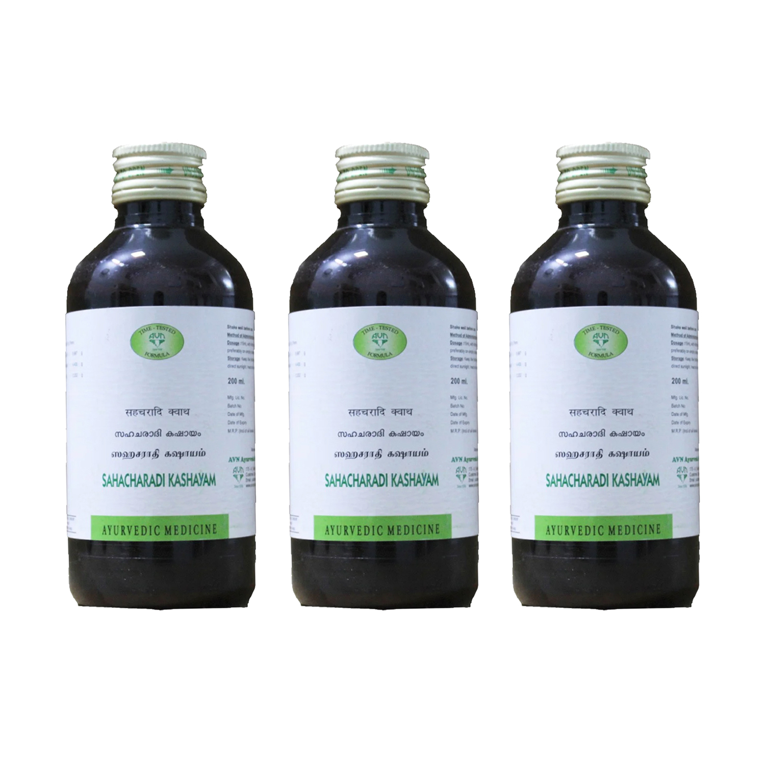 AVN Sahacharadi Kashayam 200ml (Pack of 3)