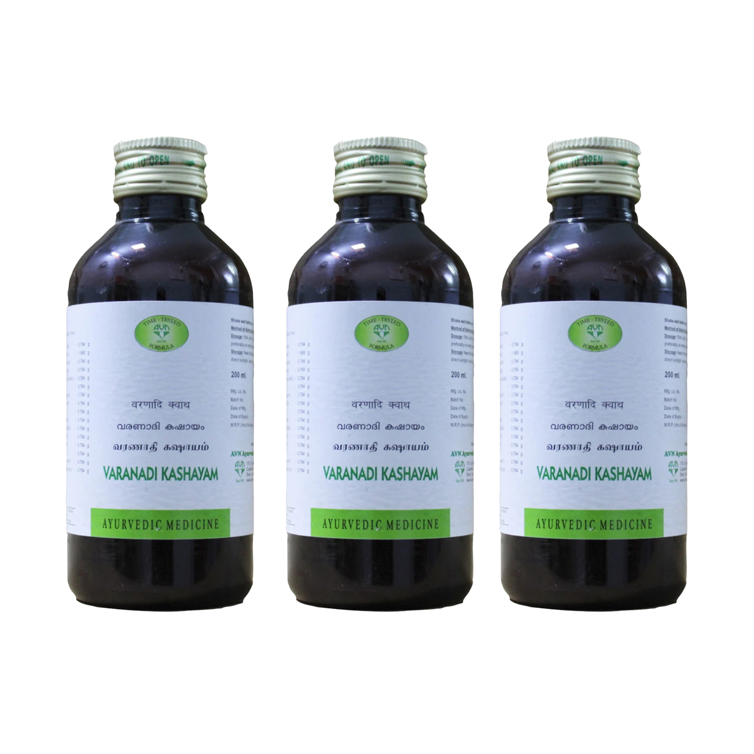 AVN Varanadi Kashayam 200ml (Pack of 3)