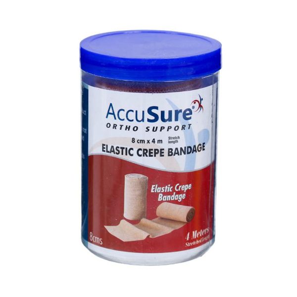 Accusure Crepe Bandage 8cm X 4m