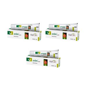 Vital Care Arthrum Ointment An Ayurvedic Ointment for All Type of Pain (25g) - Pack of 3