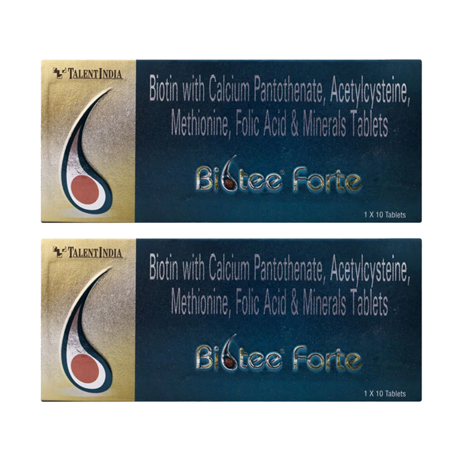 Biotee Forte Tablet (1x10 Tablets) Pack of 2