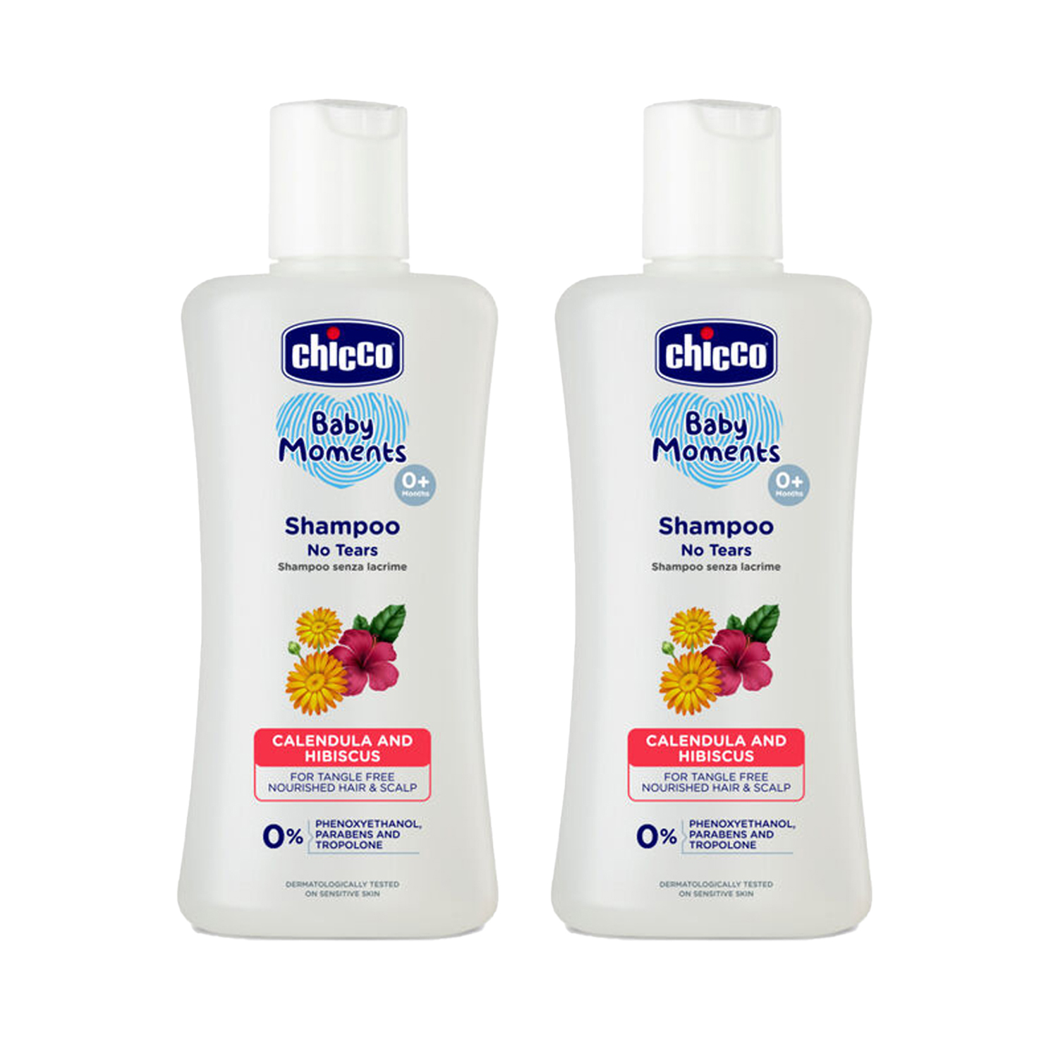 Chicco No Tears Bath Shampoo 200ml (Pack of 2)