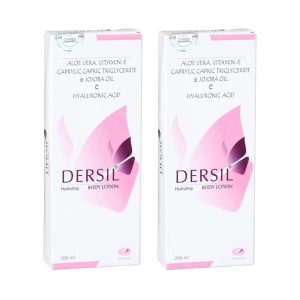 Dersil Hydrating Body Lotion 200ml (Pack of 2)