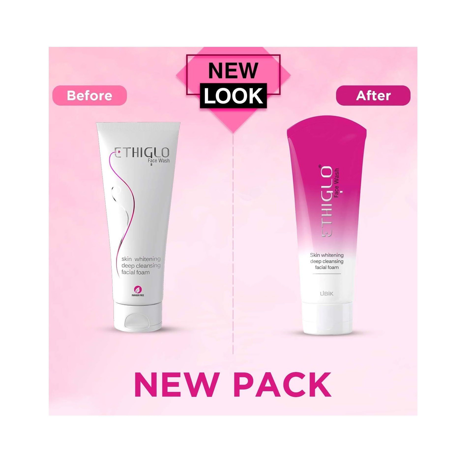 Ethiglo Skin whitening Deep Cleansing Facial Foam Face Wash 70 ml