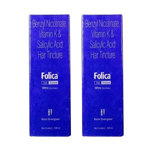Folica Hair Tincture Root Energiser 100ml (Pack of 2)