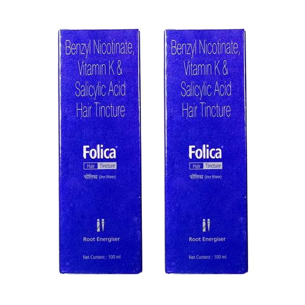 Folica Hair Tincture Root Energiser 100ml (Pack of 2)