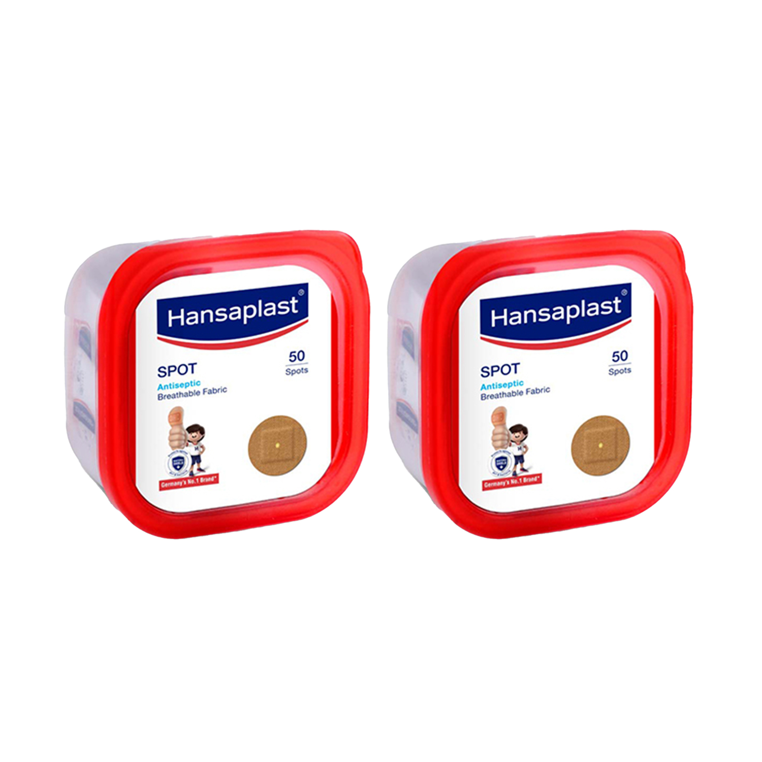 Hansaplast Spot Plaster - 50 Spots (Pack of 2)