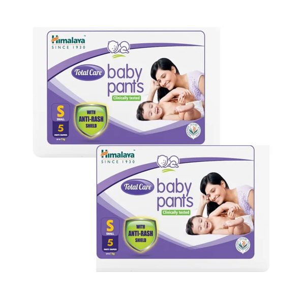 Himalaya Total Care Baby Pants Diapers Small Diapers – (Pack of 2)