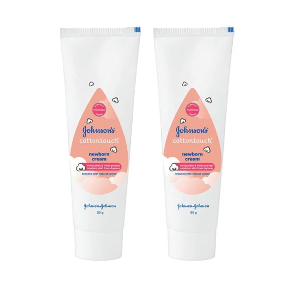 Johnson's Cotton Touch Newborn Cream 50g (Pack of 2)
