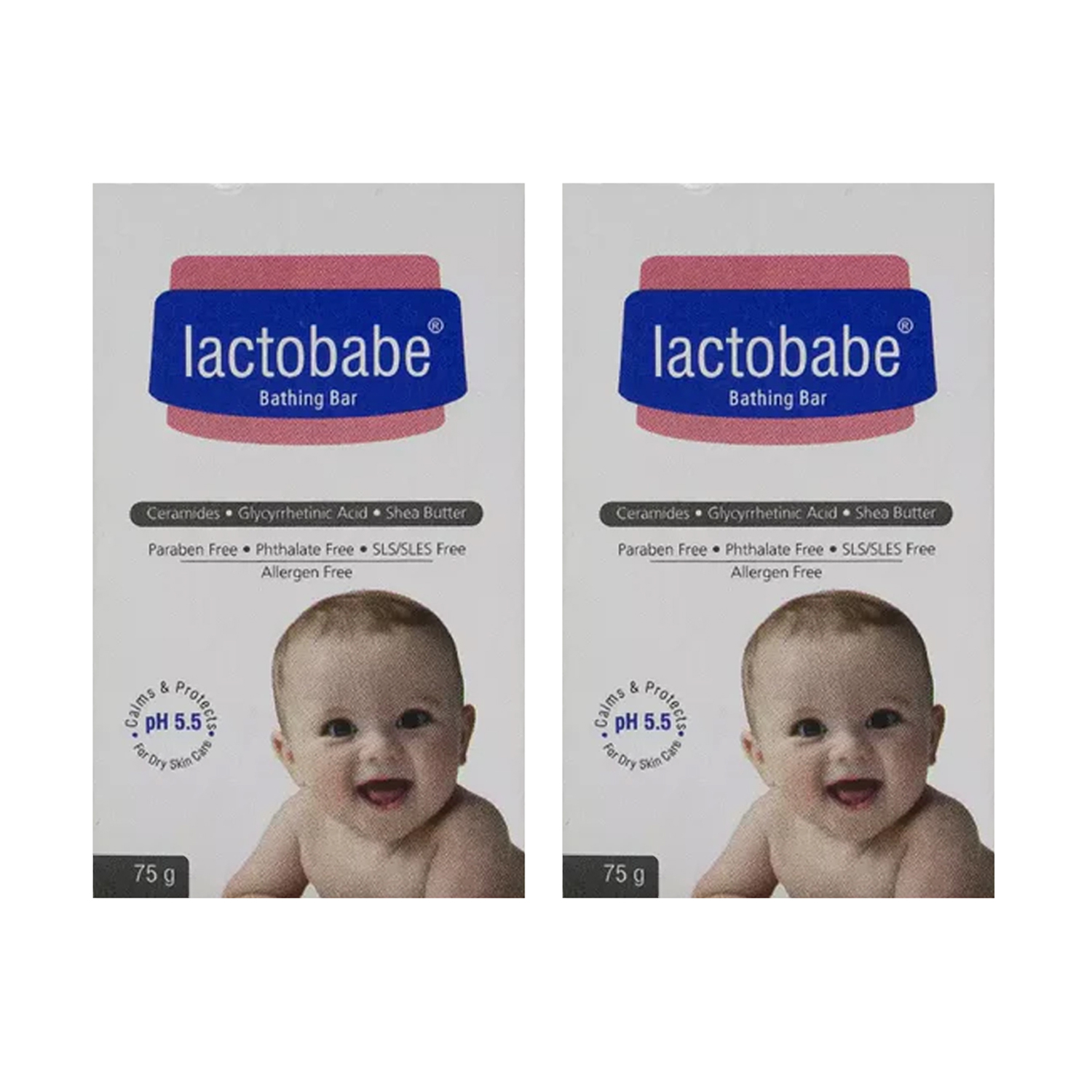 Lactobabe Bathing Bar 75g (Pack of 2)