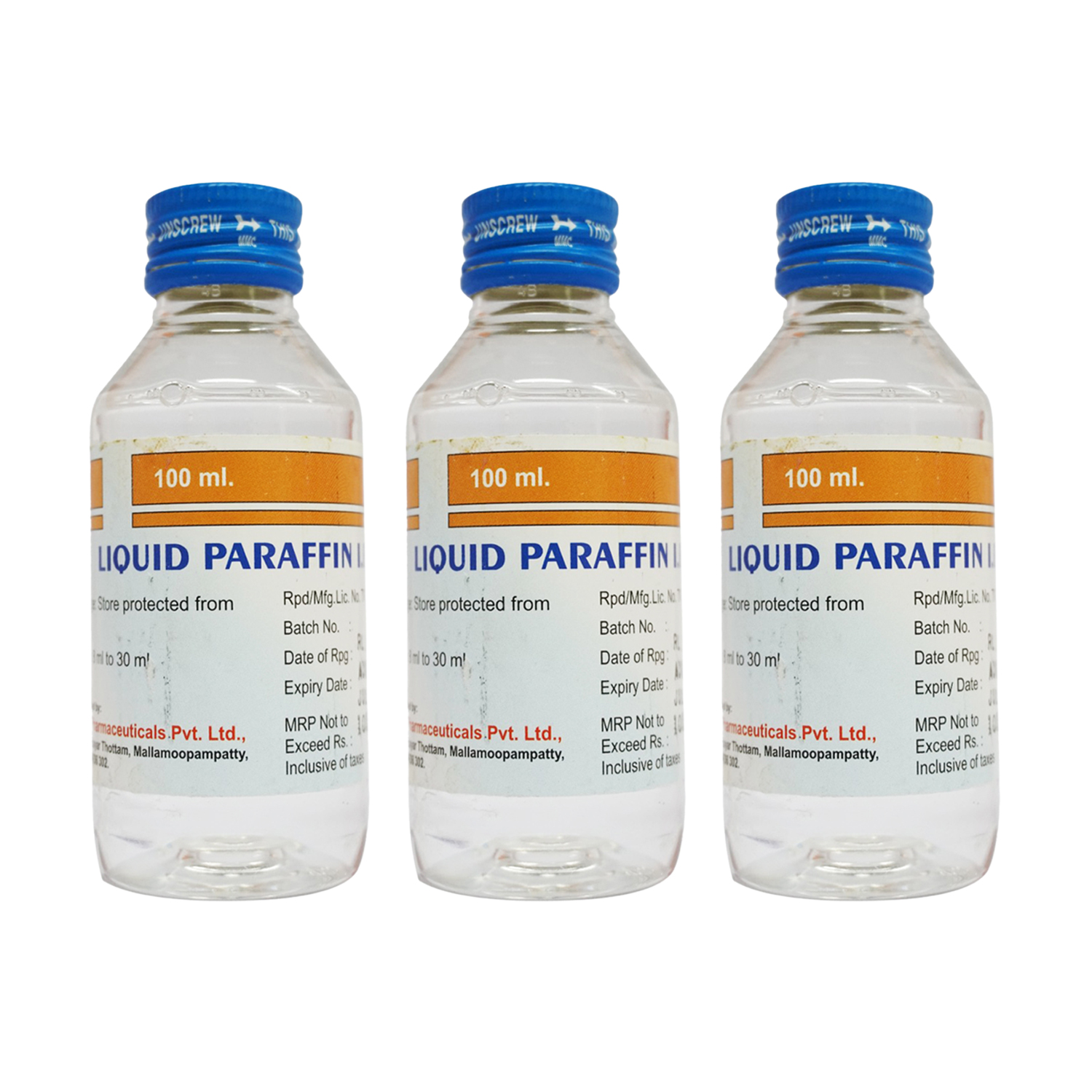 Liquid Paraffin - 100ml (Pack of 3)