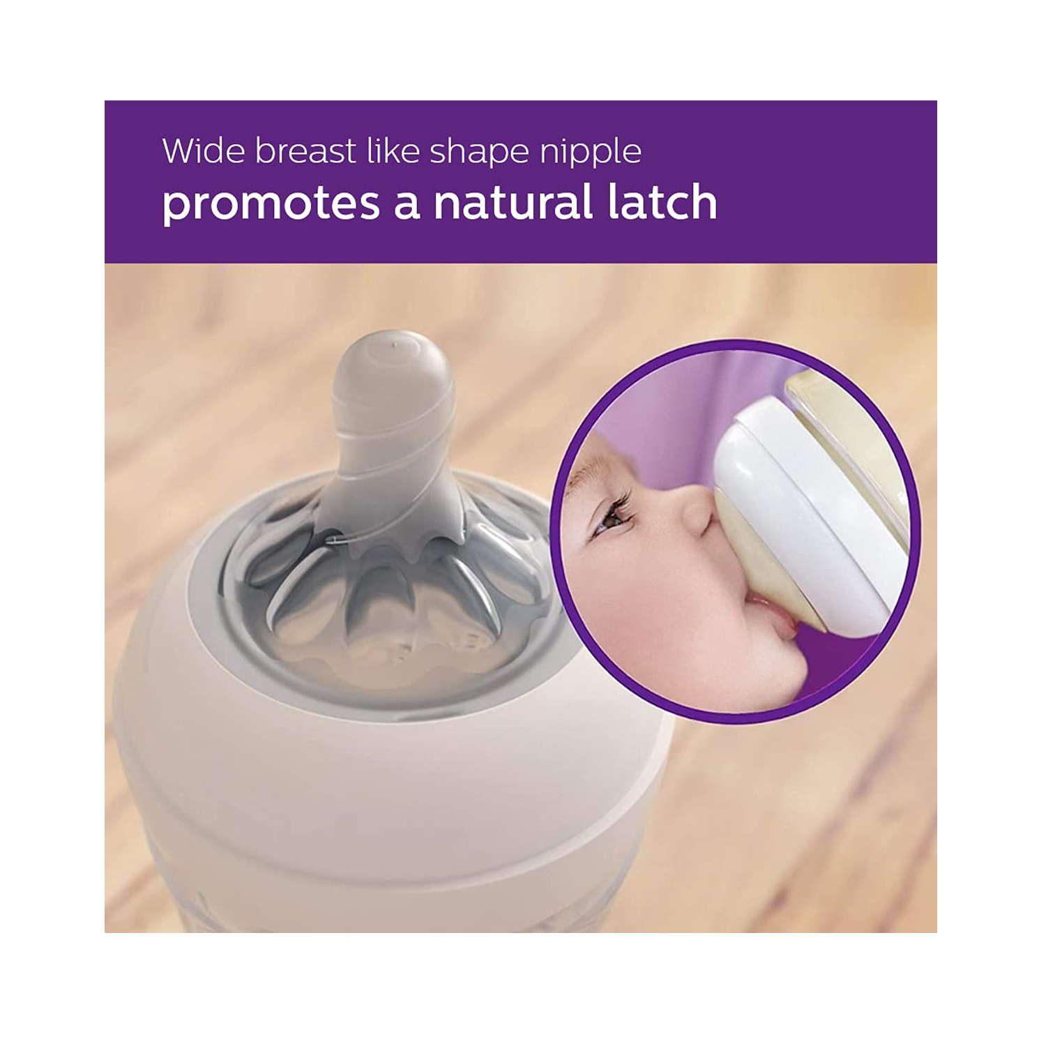 Philips Avent Natural Feeding Bottles With Teat 125 ml