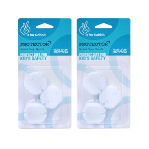 R for Rabbit Protector Socket Cover Guards (Pack of Units 6) (Pack of 2)