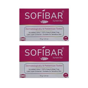 Sofibar Syndet Bar 75gm (Pack of 2)