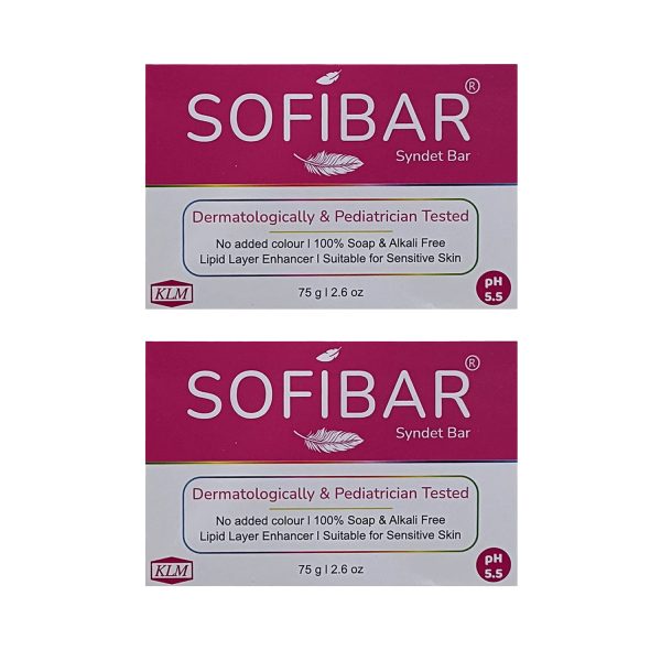 Sofibar Syndet Bar 75gm (Pack of 2)