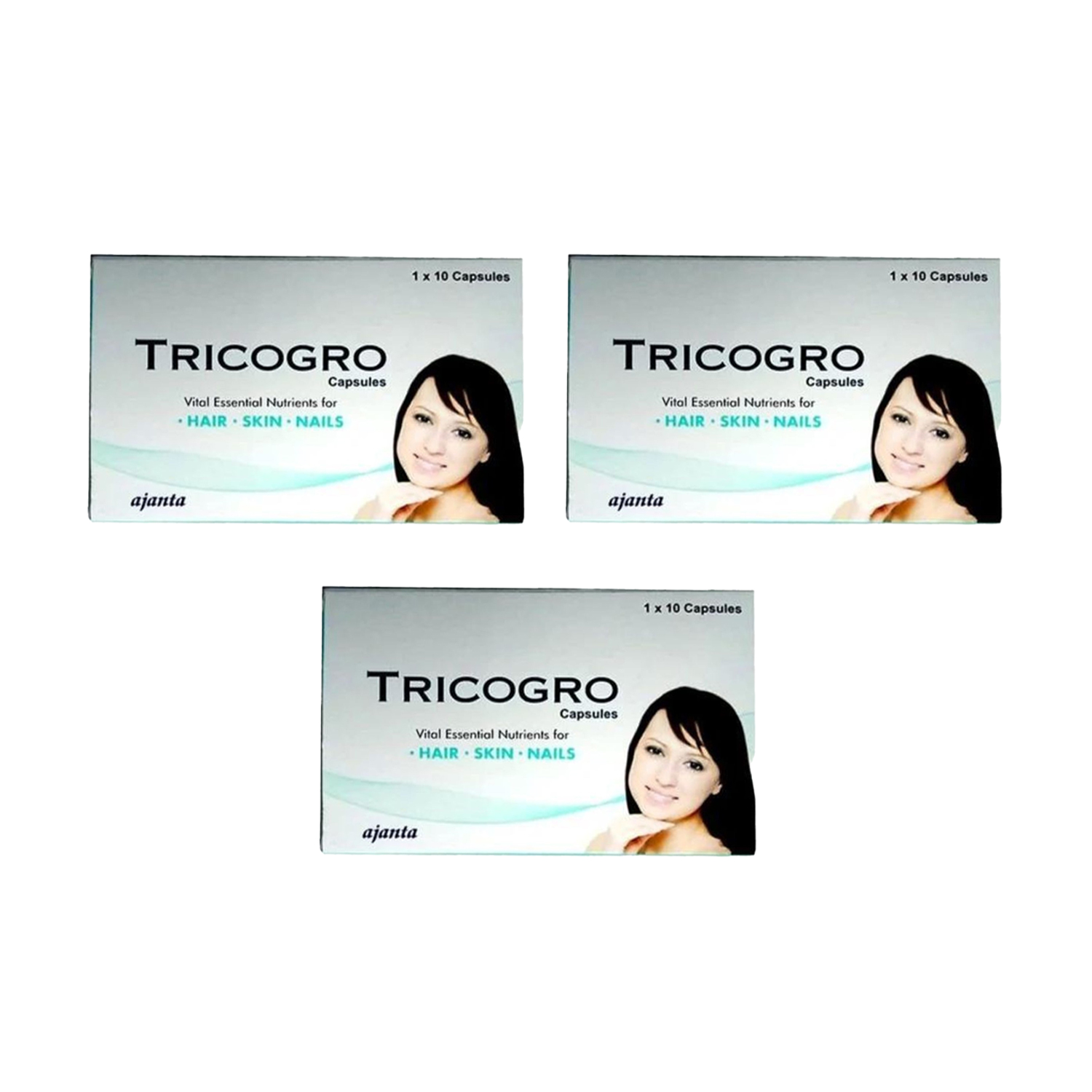 Tricogro Capsules - 1x 10 Capsule (Pack of 3)