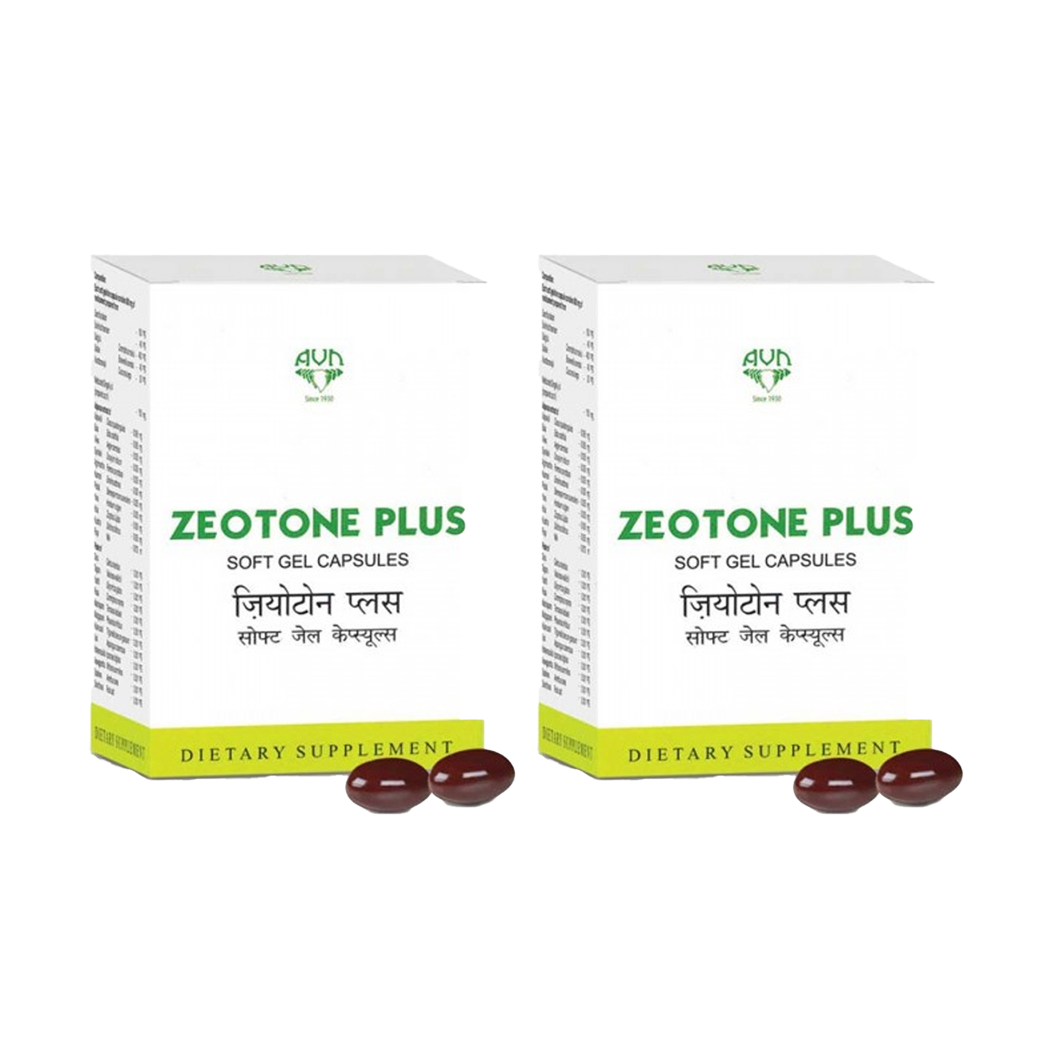 Zeotone Plus Soft Gel Capsules 10 nos (Pack of 2)