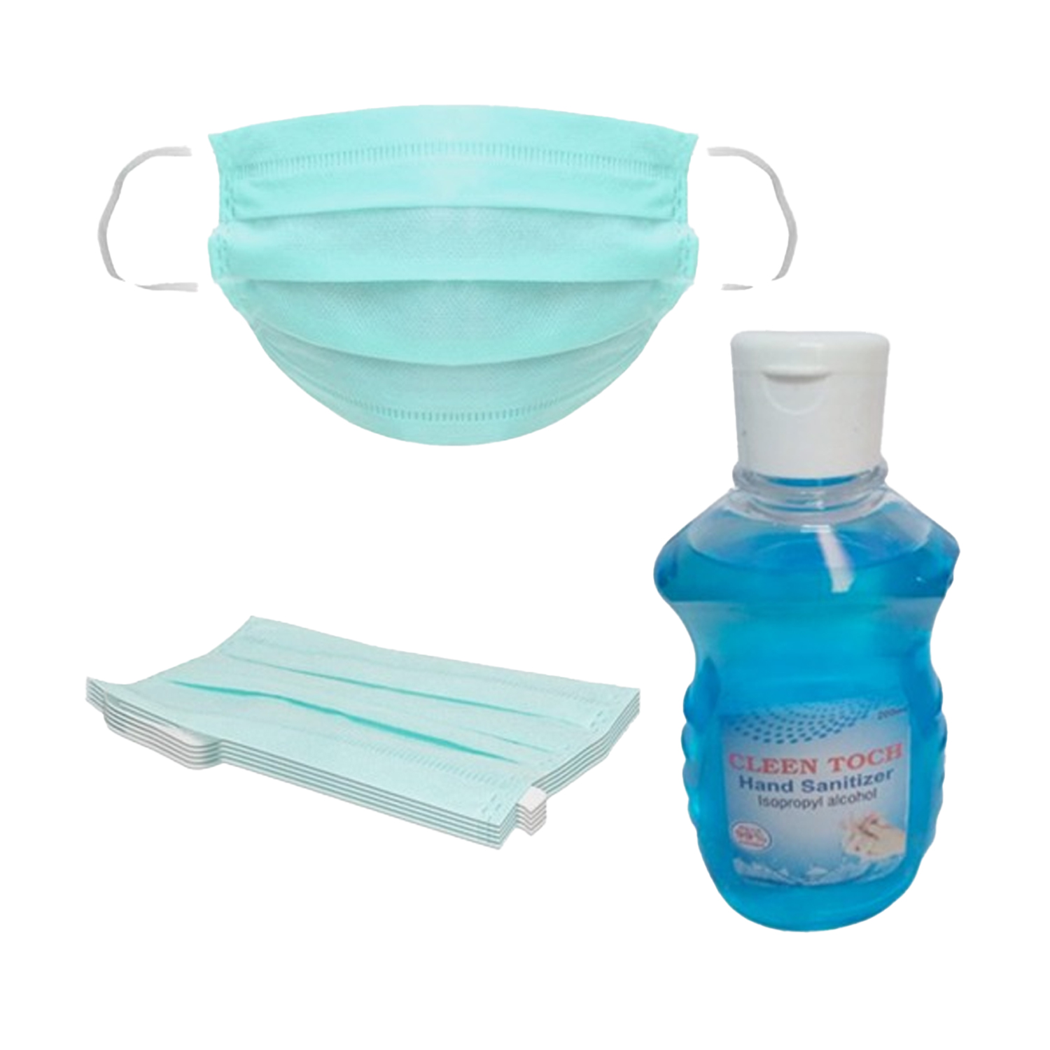Cleentouch Sanitizer with 100ml + 5 Mask