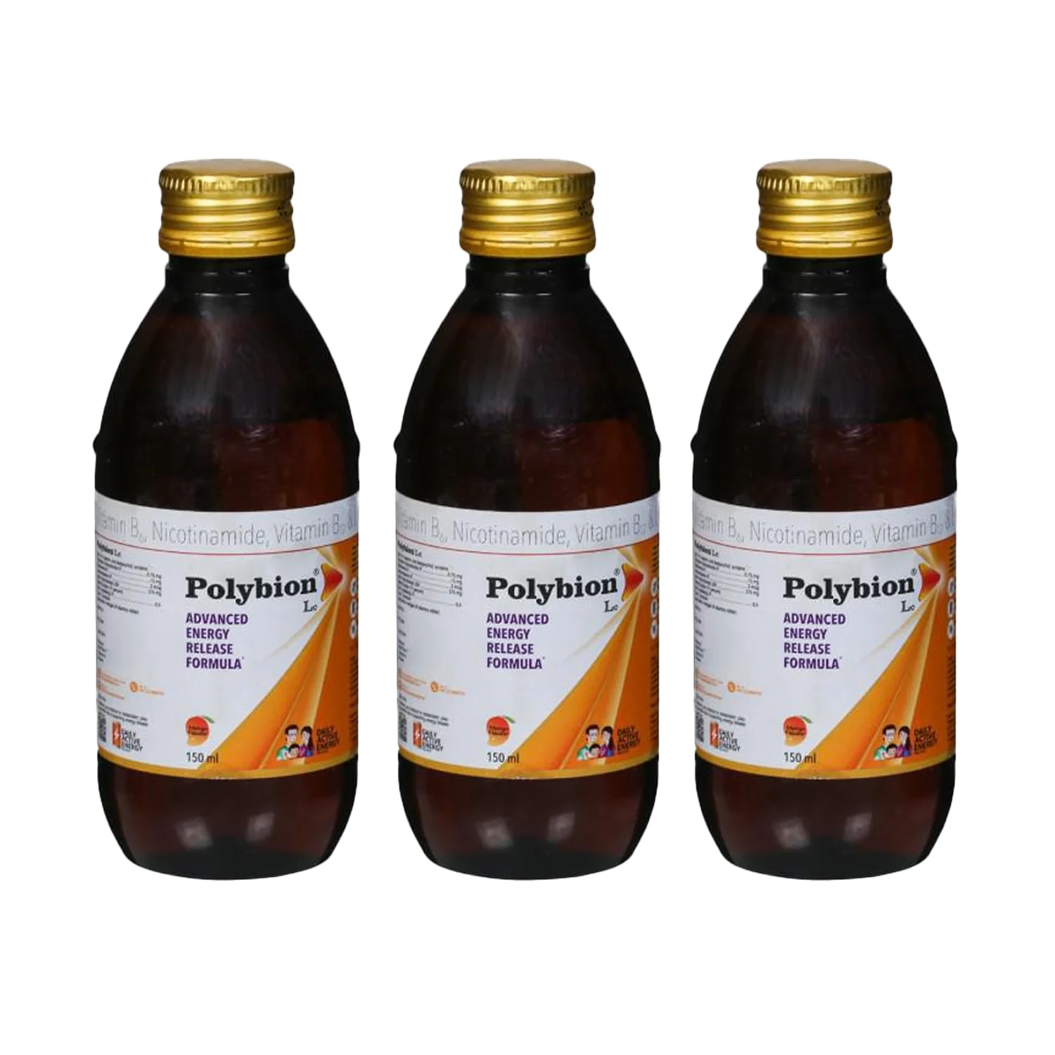Polybion Lc Syrup 150ml (Pack of 3)