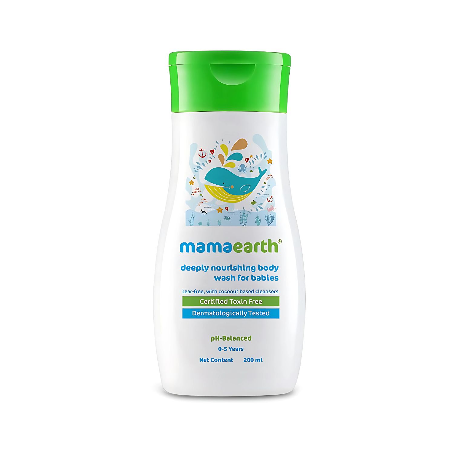 Mamaearth Deeply Nourishing Baby Body Wash for Babies 200ml