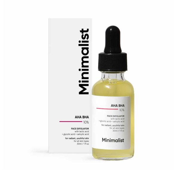 Minimalist AHA BHA 10% Face Exfoliating Serum (30ml)