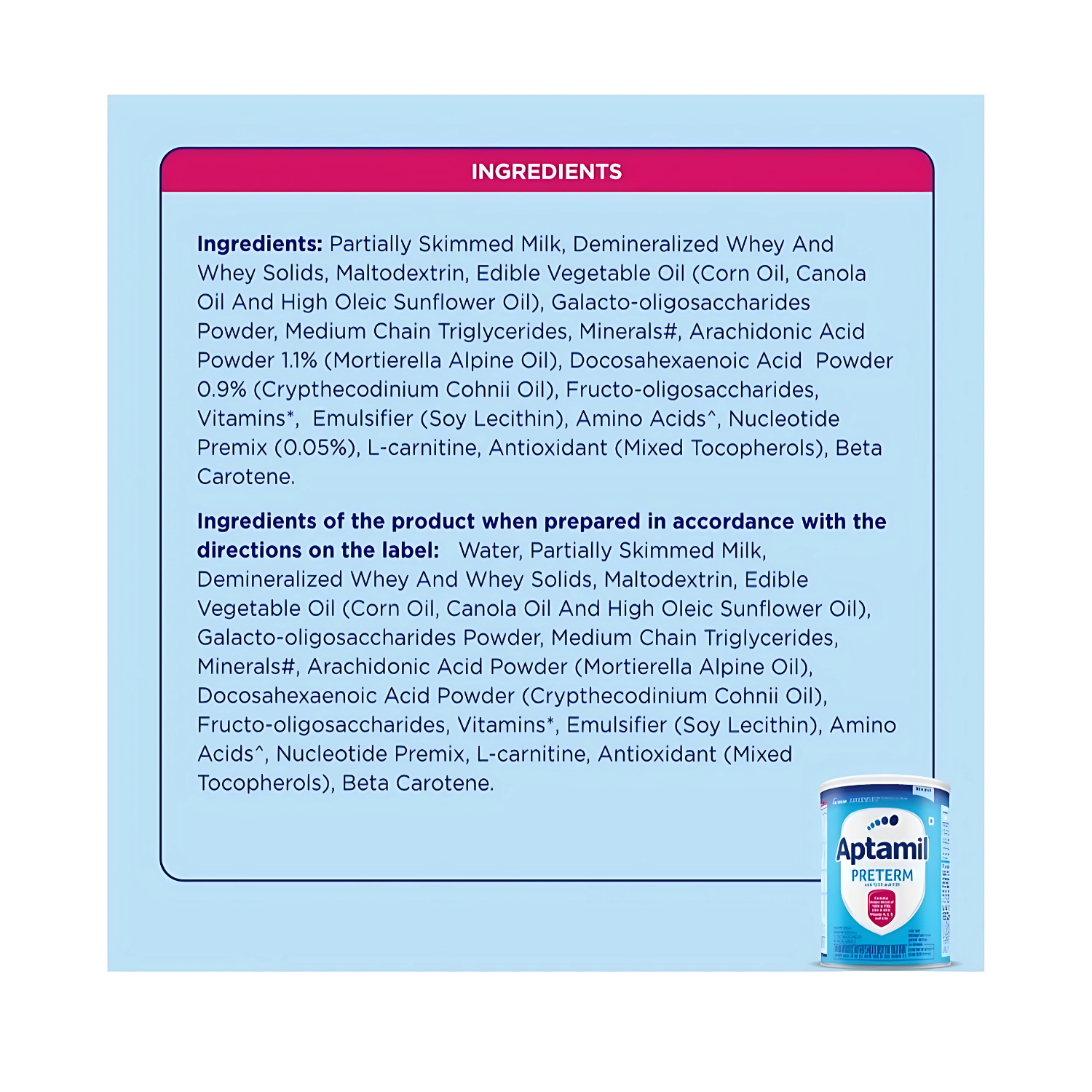 APTAMIL PRETERM 4