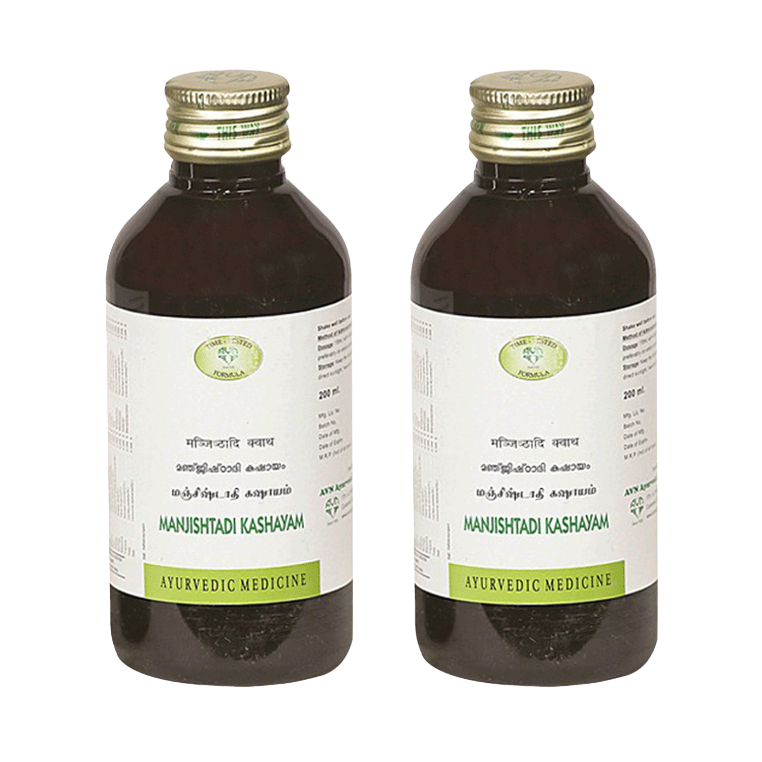 AVN Manjishtadi Kashayam 200ml (Pack of 2)
