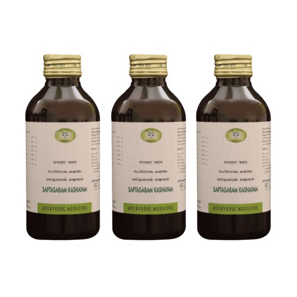 AVN Saptasaram Kashayam 200ml (Pack of 3)