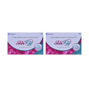 Adroit Skinfay Oral Moisturiser Ceramosides Capsules (10 Capsules) pack of 2