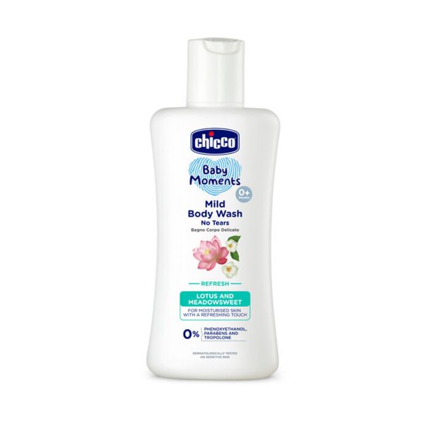 Chicco Baby Moment Mild Body Wash No Tears Refresh – 100ml