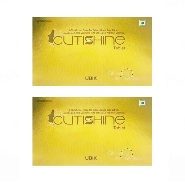 Cutishine Glutathione Tablets 10's (Pack of 2)
