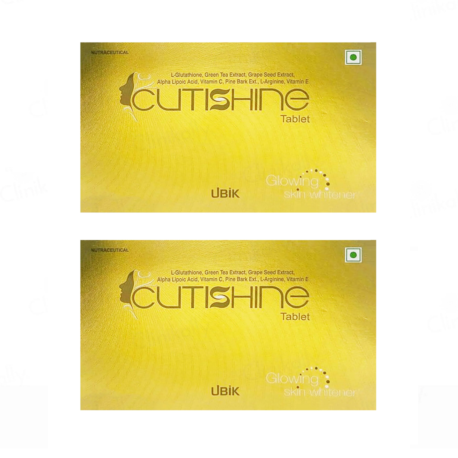 Cutishine Glutathione Tablets 10's (Pack of 2)