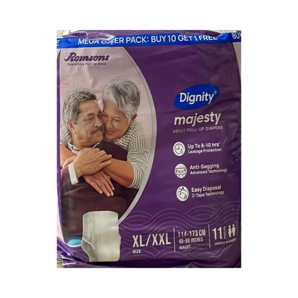 Romsons Dignity Majesty Adult Pull Up Diaper (11 Diapers)